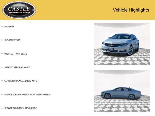 Iridescent Pearl Tricoat 2017 Chevrolet Impala Premier 2LZ