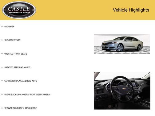 Iridescent Pearl Tricoat 2017 Chevrolet Impala Premier 2LZ