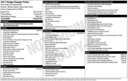 2011 Dodge Charger Base