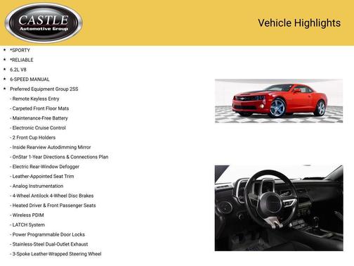 2010 Chevrolet Camaro 2SS