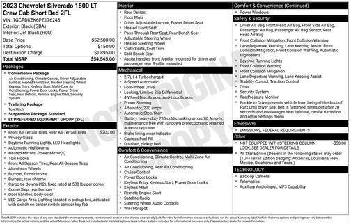 2023 Chevrolet Silverado 1500 LT