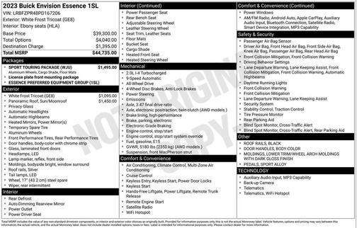 2023 Buick Envision Essence AWD