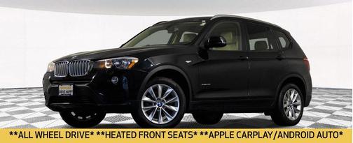 Black Sapphire Metallic 2017 BMW X3 xDrive28i