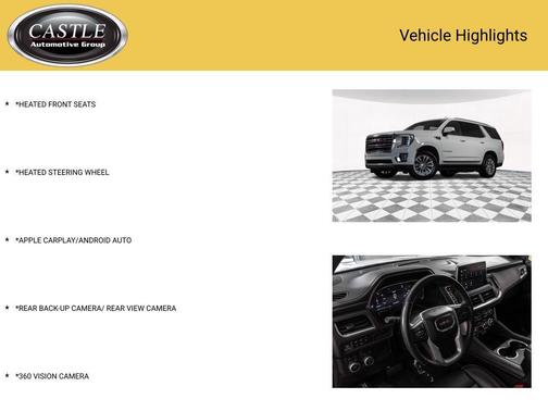 Summit White 2023 GMC Yukon SLT