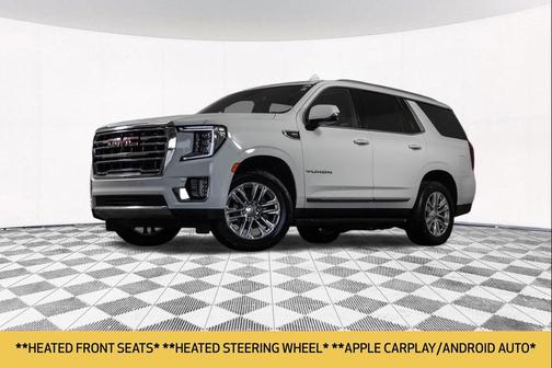 Summit White 2023 GMC Yukon SLT