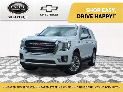 Summit White 2023 GMC Yukon SLT