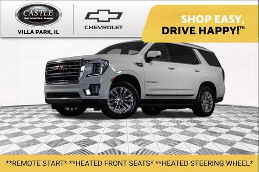 Summit White 2023 GMC Yukon SLT