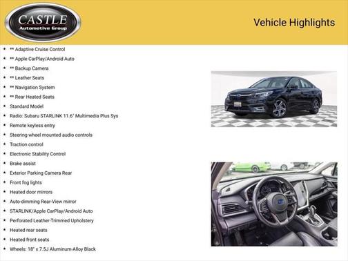 2022 Subaru Legacy Limited