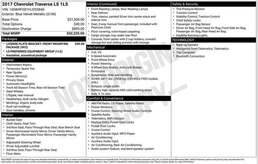 2017 Chevrolet Traverse LS