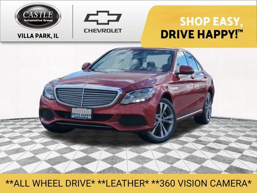 Red Metallic 2016 Mercedes-Benz C-Class C 300 4MATIC