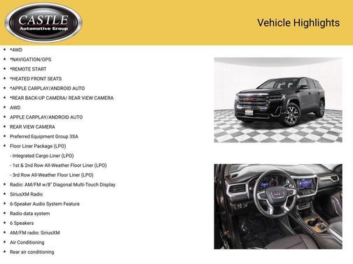 2023 GMC Acadia AWD SLE