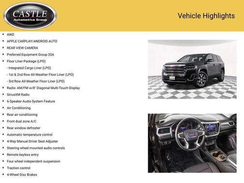 2023 GMC Acadia AWD SLE