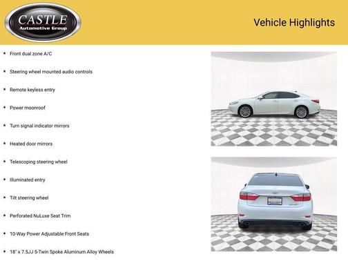 2015 Lexus ES 350 Base