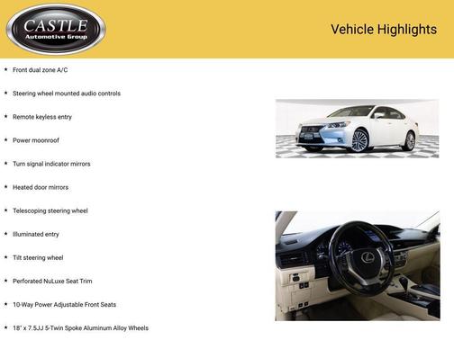 2015 Lexus ES 350 Base