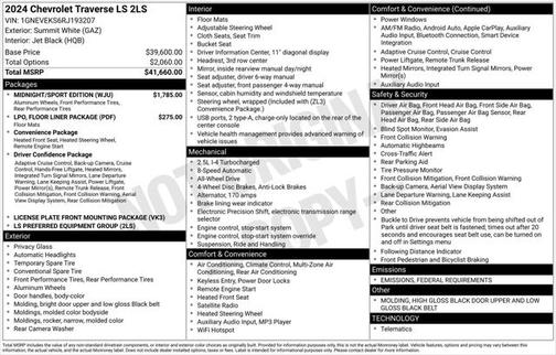 2024 Chevrolet Traverse LS