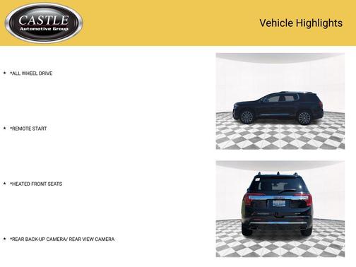 Ebony Twilight Metallic 2021 GMC Acadia Denali