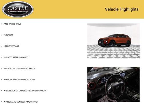 Cayenne Orange Metallic 2021 Chevrolet Blazer RS