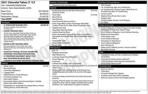 2021 Chevrolet Tahoe LT