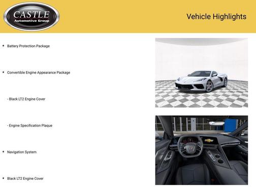 2026 Chevrolet Corvette Stingray w/2LT