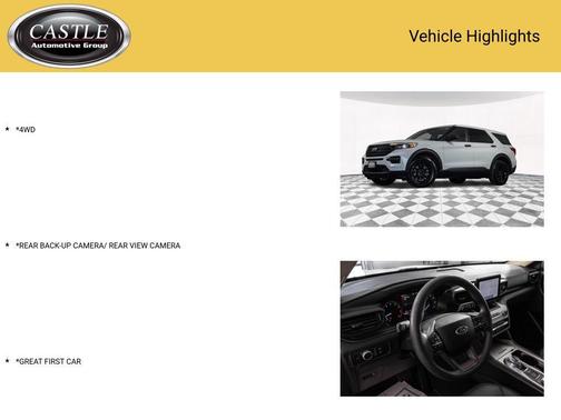 Oxford White 2021 Ford Explorer Base