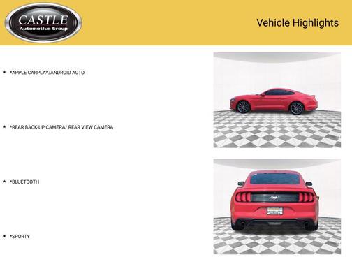 Race Red 2018 Ford Mustang EcoBoost