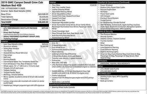 2019 GMC Canyon Denali