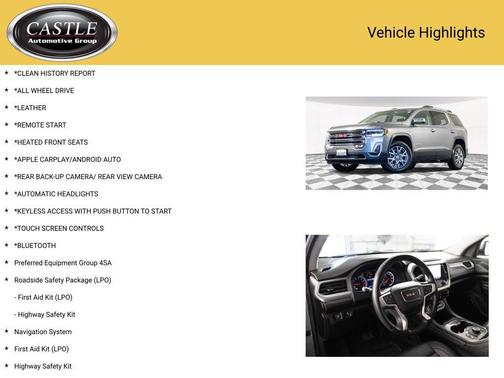 2022 GMC Acadia AWD SLT
