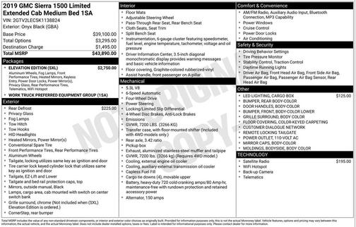 2019 GMC Sierra 1500 Base