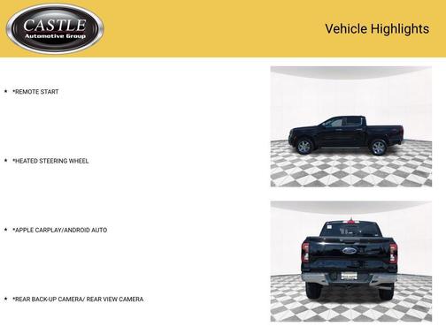 Shadow Black 2024 Ford Ranger LARIAT