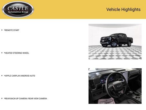 Shadow Black 2024 Ford Ranger LARIAT