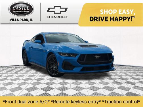 Grabber Blue Metallic 2024 Ford Mustang GT Premium