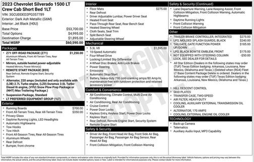 2023 Chevrolet Silverado 1500 LT