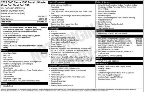 2023 GMC Sierra 1500 Denali Ultimate