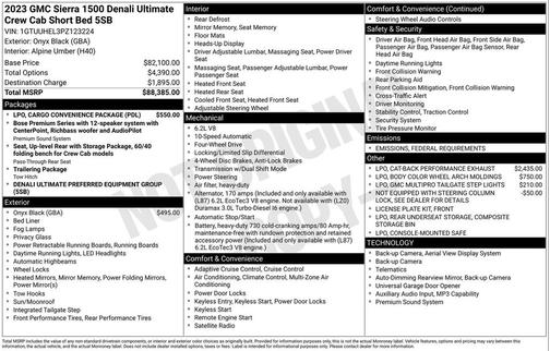 2023 GMC Sierra 1500 Denali Ultimate