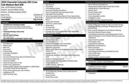 2025 Chevrolet Colorado ZR2