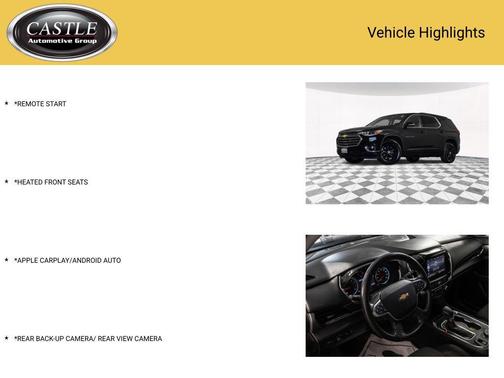 Mosaic Black Metallic 2021 Chevrolet Traverse LT Cloth