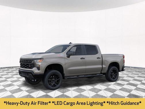 Summit White 2026 Chevrolet Silverado 1500 Custom Trail Boss