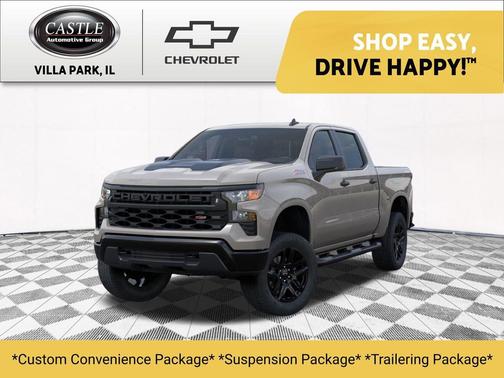 Summit White 2026 Chevrolet Silverado 1500 Custom Trail Boss