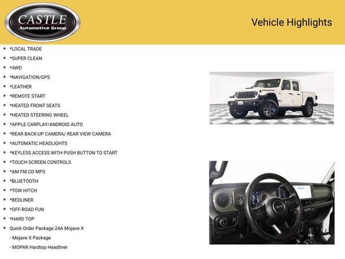 2024 Jeep Gladiator Mojave X