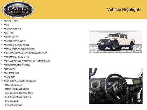 2024 Jeep Gladiator Mojave X