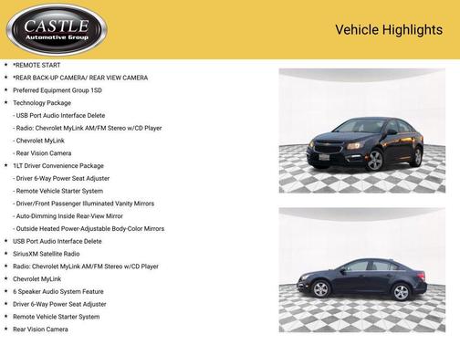 2015 Chevrolet Cruze 1LT
