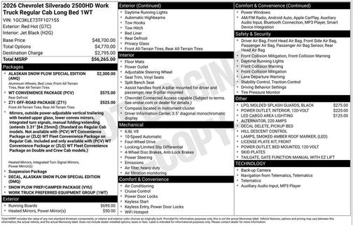 2026 Chevrolet Silverado 2500 WT