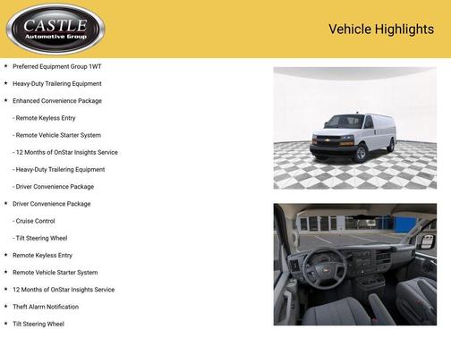 2025 Chevrolet Express 2500 RWD 2500 Extended Wheelbase WT