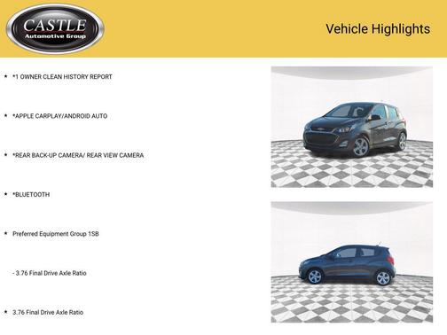 Nightfall Gray Metallic 2022 Chevrolet Spark LS