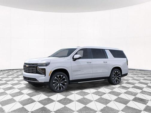 Polar White Tricoat 2026 Chevrolet Suburban High Country, 4WD