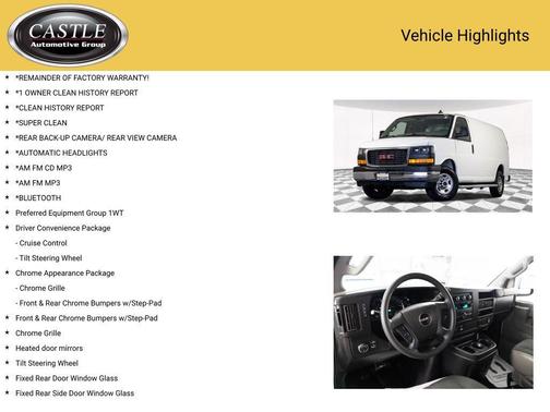 2023 GMC Savana 2500 Work Van