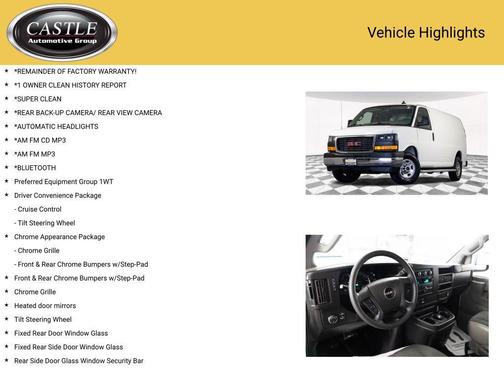 2023 GMC Savana 2500 Work Van