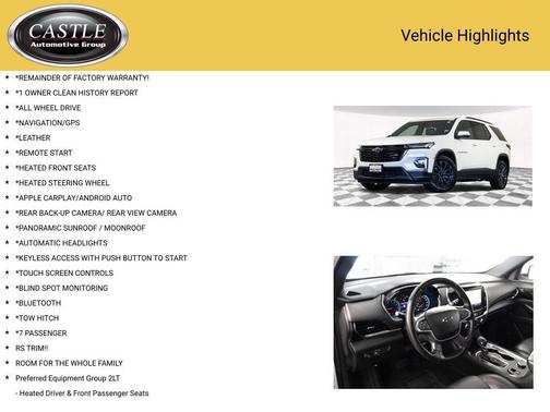 2023 Chevrolet Traverse RS