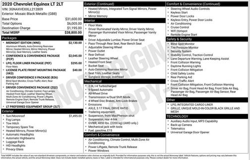 2020 Chevrolet Equinox 1LT