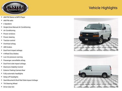 2020 Chevrolet Express 2500 RWD 2500 Regular Wheelbase WT